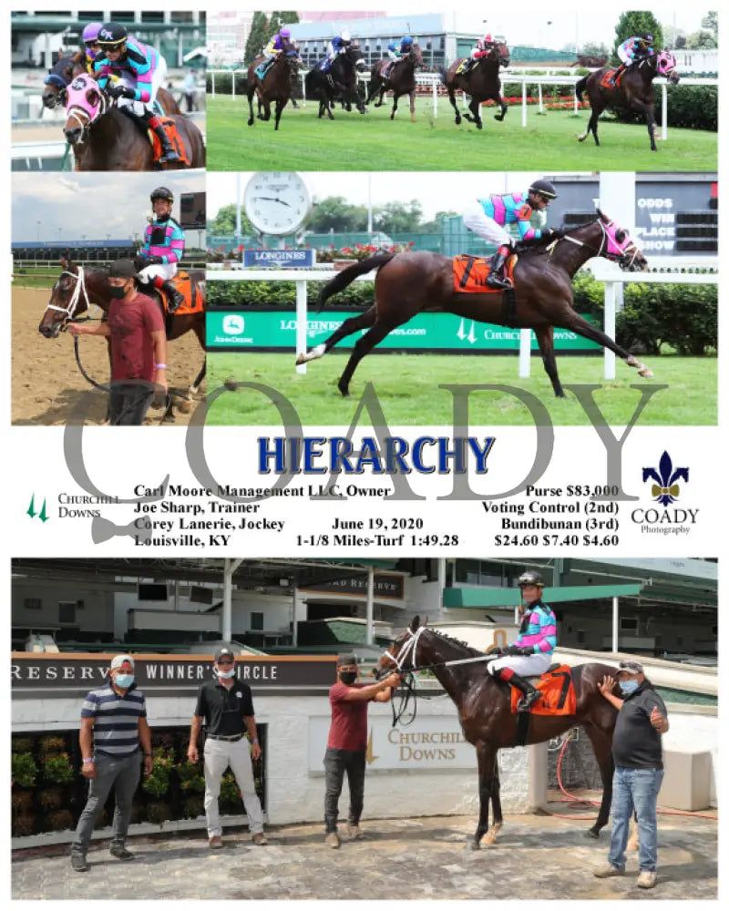 Hierarchy - 06-19-20 R06 Cd Churchill Downs