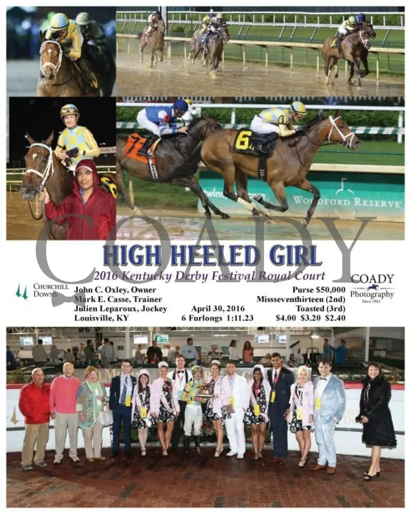High Heeled Girl - 043016 Race 10 Cd Group Churchill Downs