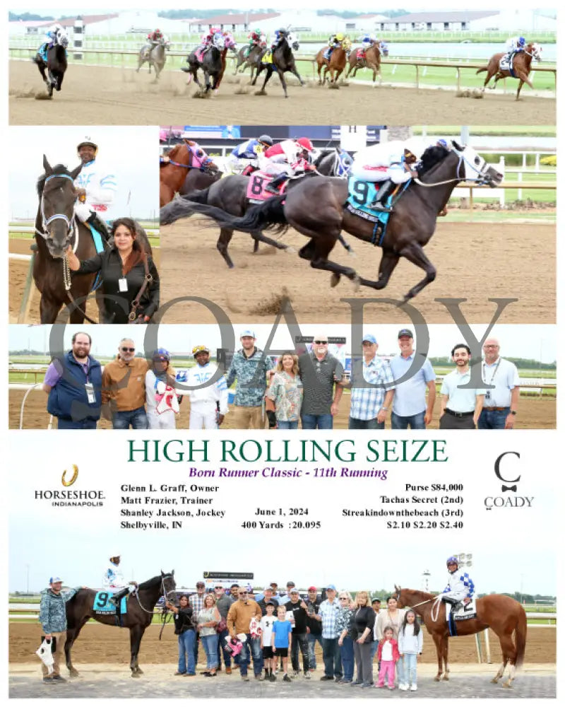 High Rolling Seize - Born Runner Classic 11Th Running 06-01-24 R13 Ind Indiana Grand