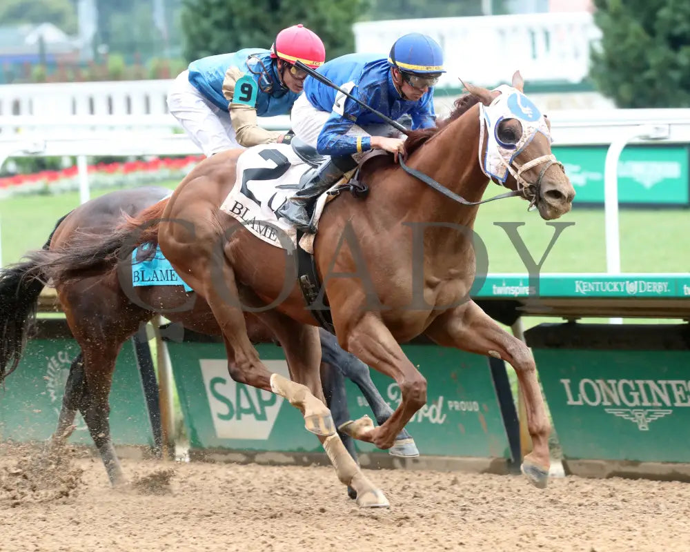 Highland Falls - The Blame G3 5Th Running 06-01-24 R10 Cd Finish 02 Churchill Downs