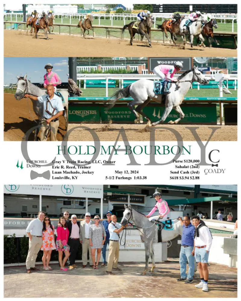 Hold My Bourbon - 05-12-24 R10 Cd Churchill Downs