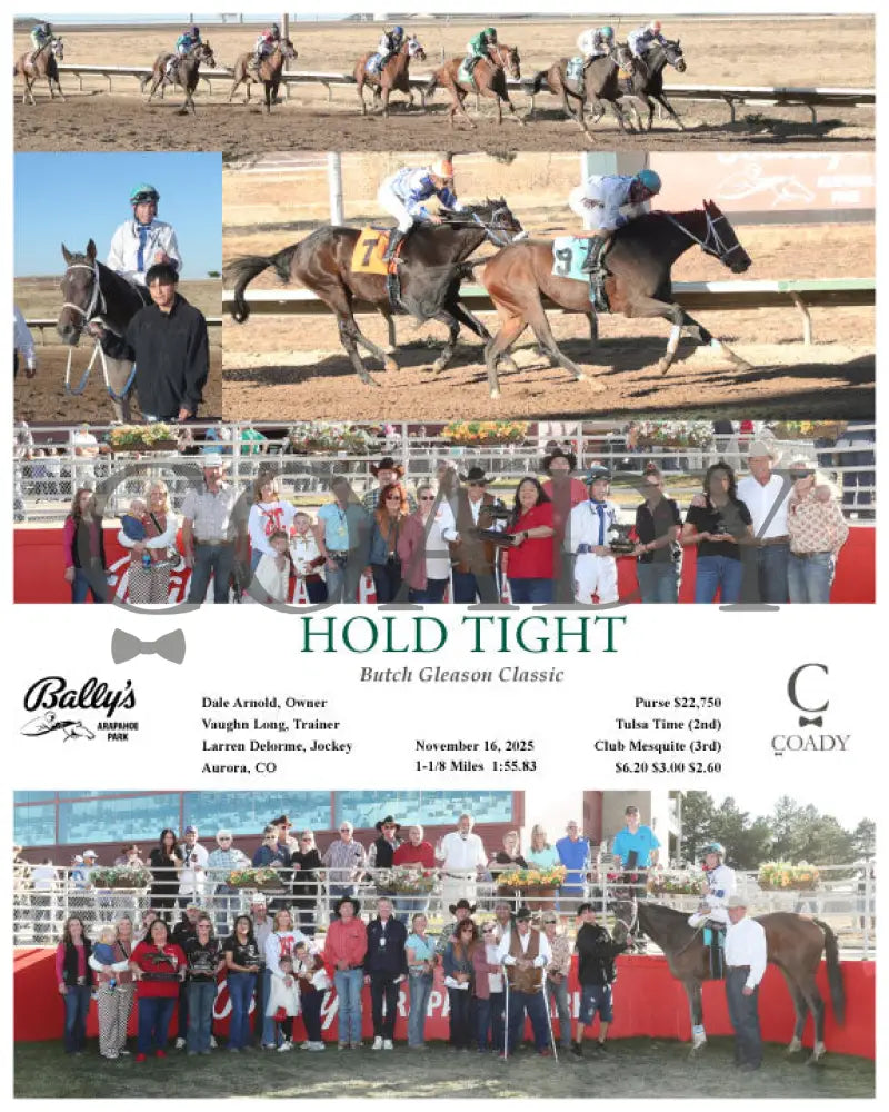 HOLD TIGHT - Butch Gleason Classic - 11-16-25 - R09 - ARP - Coady Media - Kurtis Coady Photography