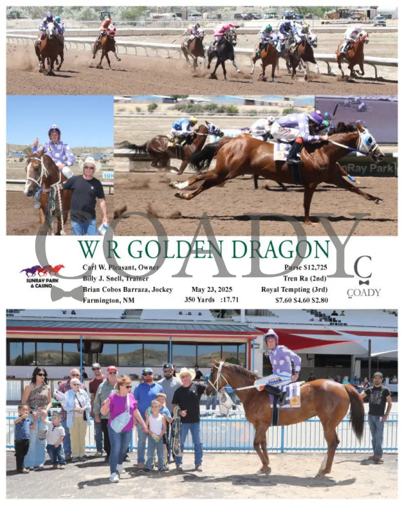 W R GOLDEN DRAGON - 05-23-25 - R03 - SRP SunRay Park