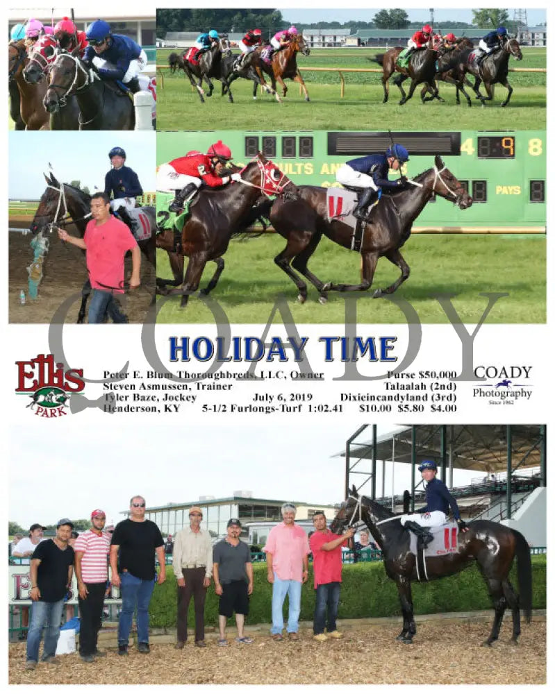 Holiday Time - 07-06-19 R10 Elp Ellis Park