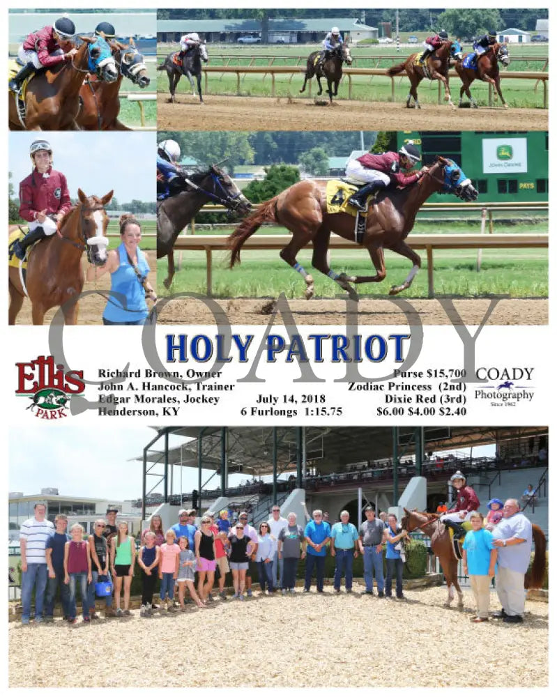Holy Patriot - 071418 Race 02 Elp Ellis Park