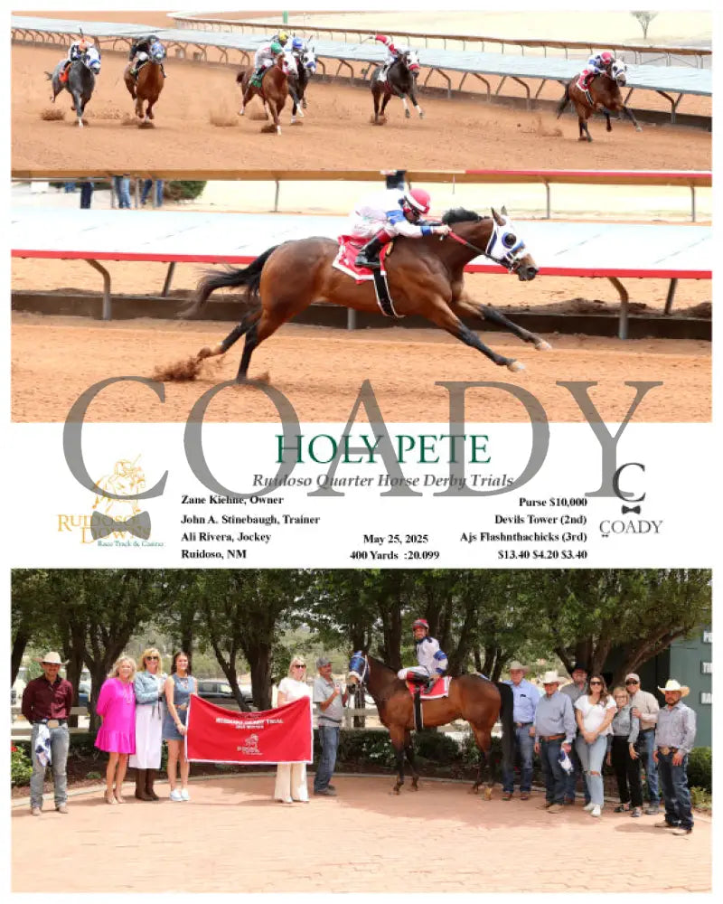 HOLY PETE - Ruidoso Quarter Horse Derby Trials - 05-25-25 - R03 - RUI Ruidoso Downs