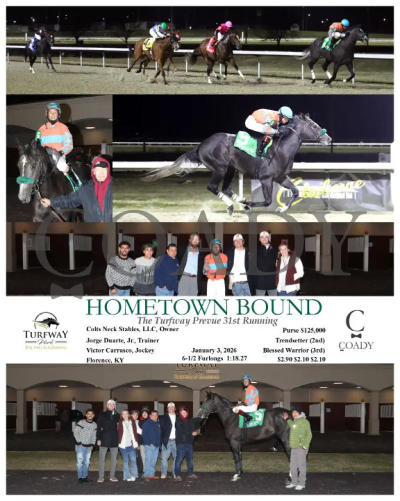 HOMETOWN BOUND - The Turfway Prevue 31st Running - 01-03-26 - R06 - TP - Coady Media - Kurtis Coady Photography