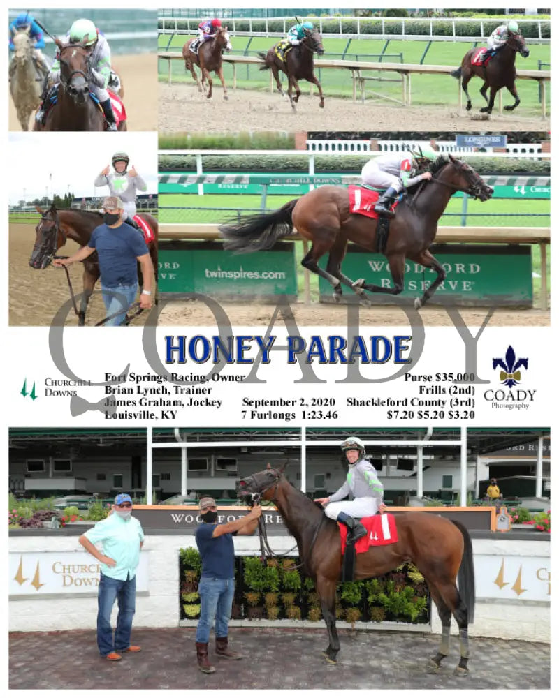 Honey Parade - 09-02-20 R02 Cd Churchill Downs
