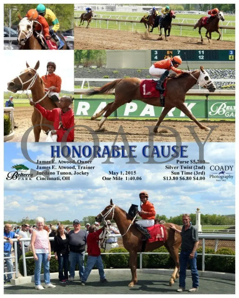 Honorable Cause - 050115 Race 02 Btp Belterra Park