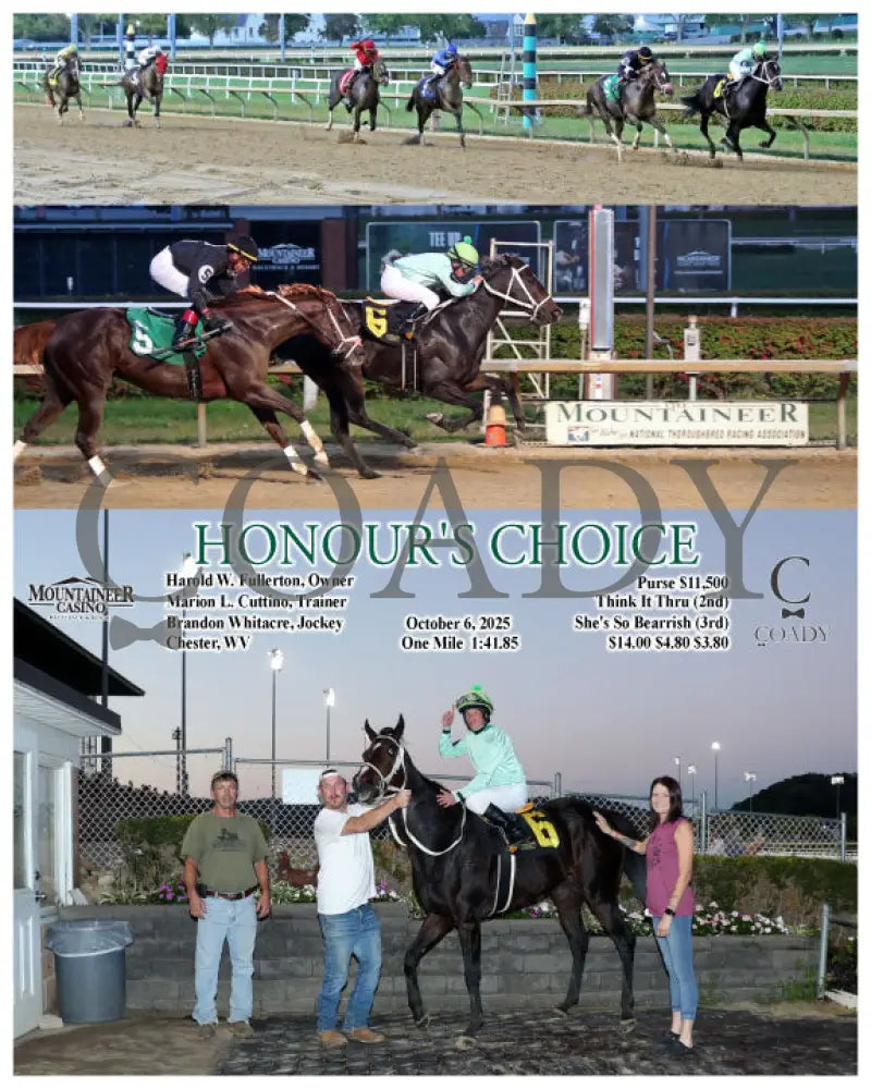 HONOUR’S CHOICE - 10-06-25 - R01 - MNR Mountaineer Park
