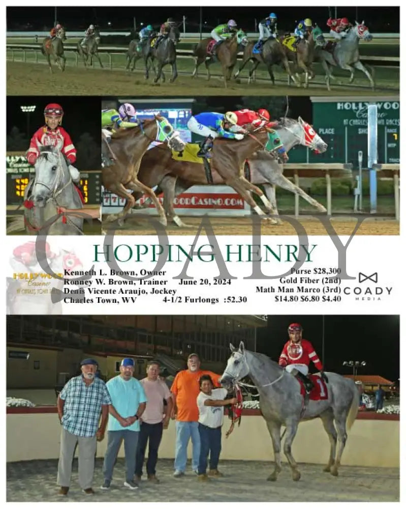 Hopping Henry - 06-20-24 R07 Ct Hollywood Casino At Charles Town Races
