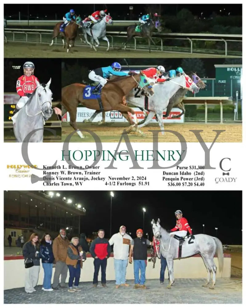 Hopping Henry - 11-02-24 R04 Ct Hollywood Casino At Charles Town Races