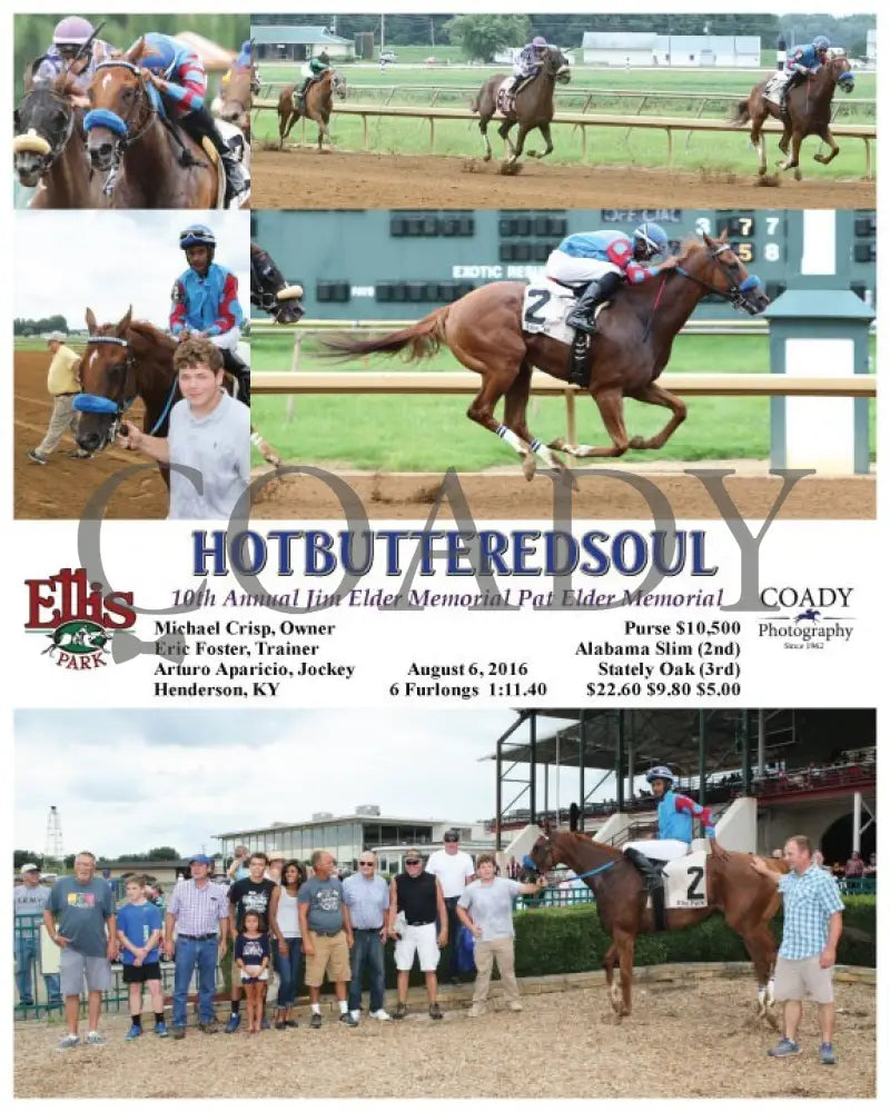 Hotbutteredsoul - 080616 Race 02 Elp Ellis Park