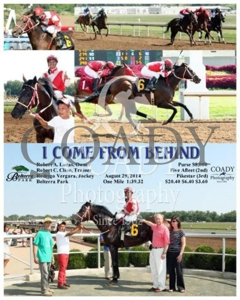 I Come From Behind - 082914 Race 02 Btp Belterra Park
