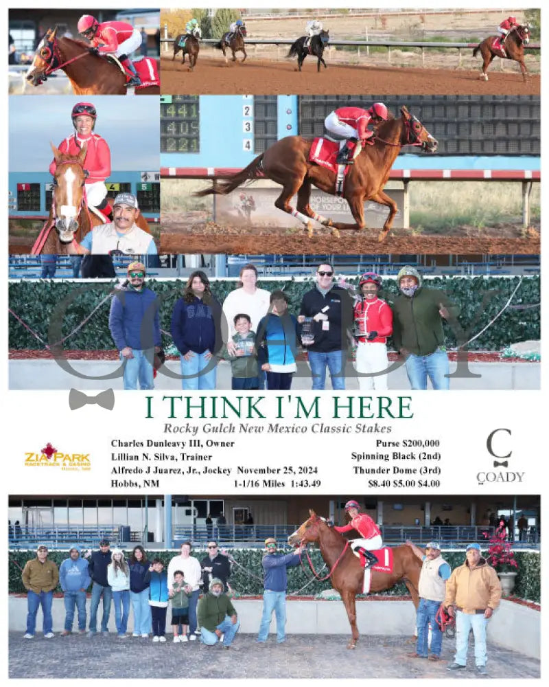 I Think I’m Here - Rocky Gulch New Mexico Classic Stakes 11-25-24 R10 Zia Zia Park