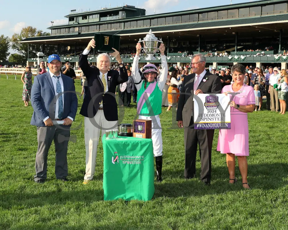 Idiomatic - The Juddmonte Spinster G1 10-06-24 R09 Kee Presentation 02 Keeneland