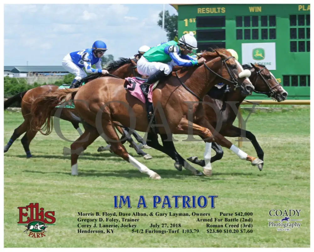 Im A Patriot - 072718 Race 03 Elp Ellis Park