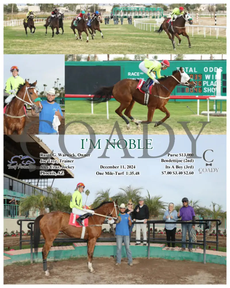 I’m Noble - 12-11-24 R07 Tup Turf Paradise