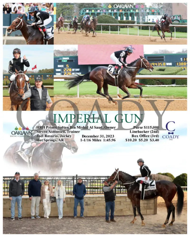 Imperial Gun - 12-31-23 R05 Op Oaklawn Park