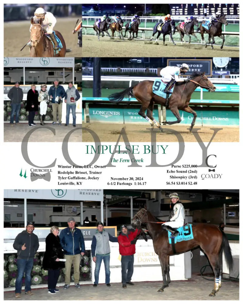 Impulse Buy - The Fern Creek 11-30-24 R10 Cd Churchill Downs