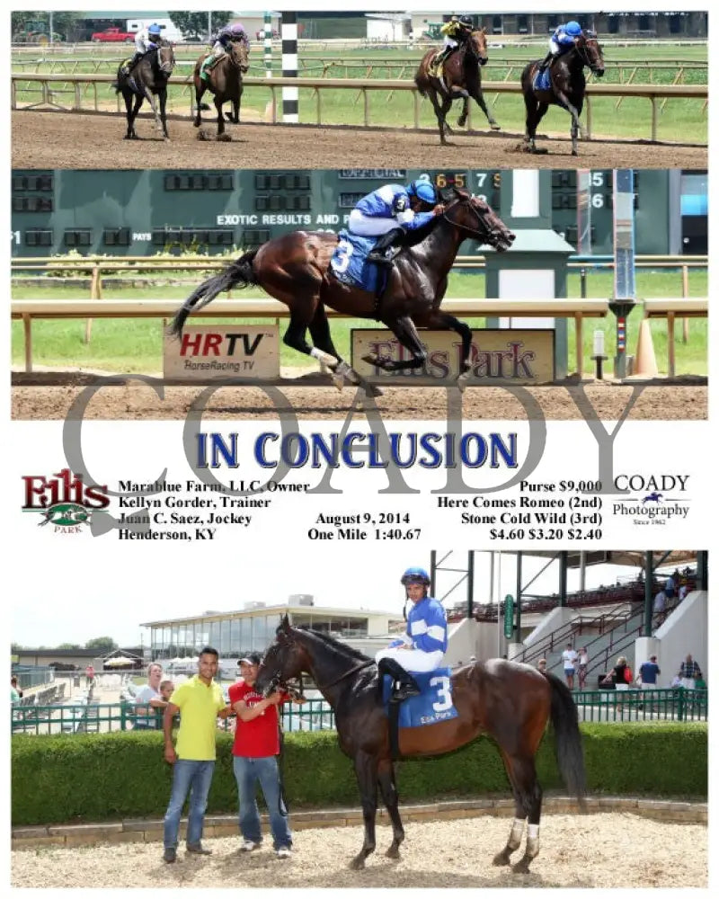 In Conclusion - 080914 Race 02 Elp Ellis Park