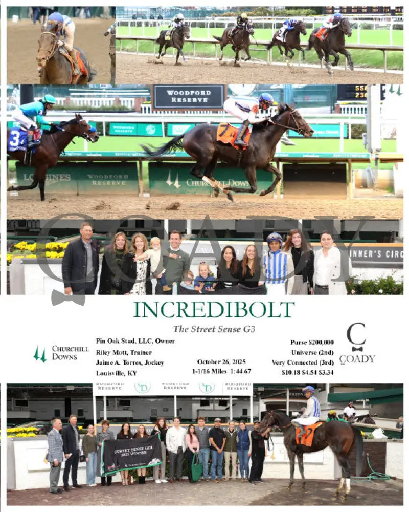 INCREDIBOLT - The Street Sense G3 - 10-26-25 - R10 - CD Keeneland