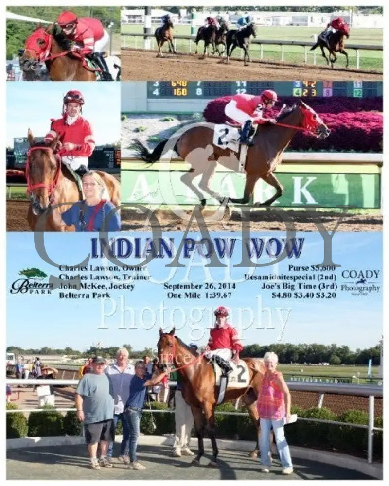 Indian Pow Wow - 092614 Race 05 Btp Belterra Park
