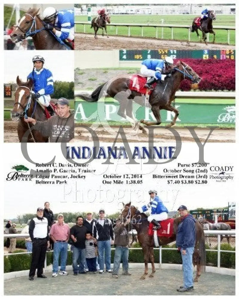 Indiana Annie - 101214 Race 05 Btp Belterra Park