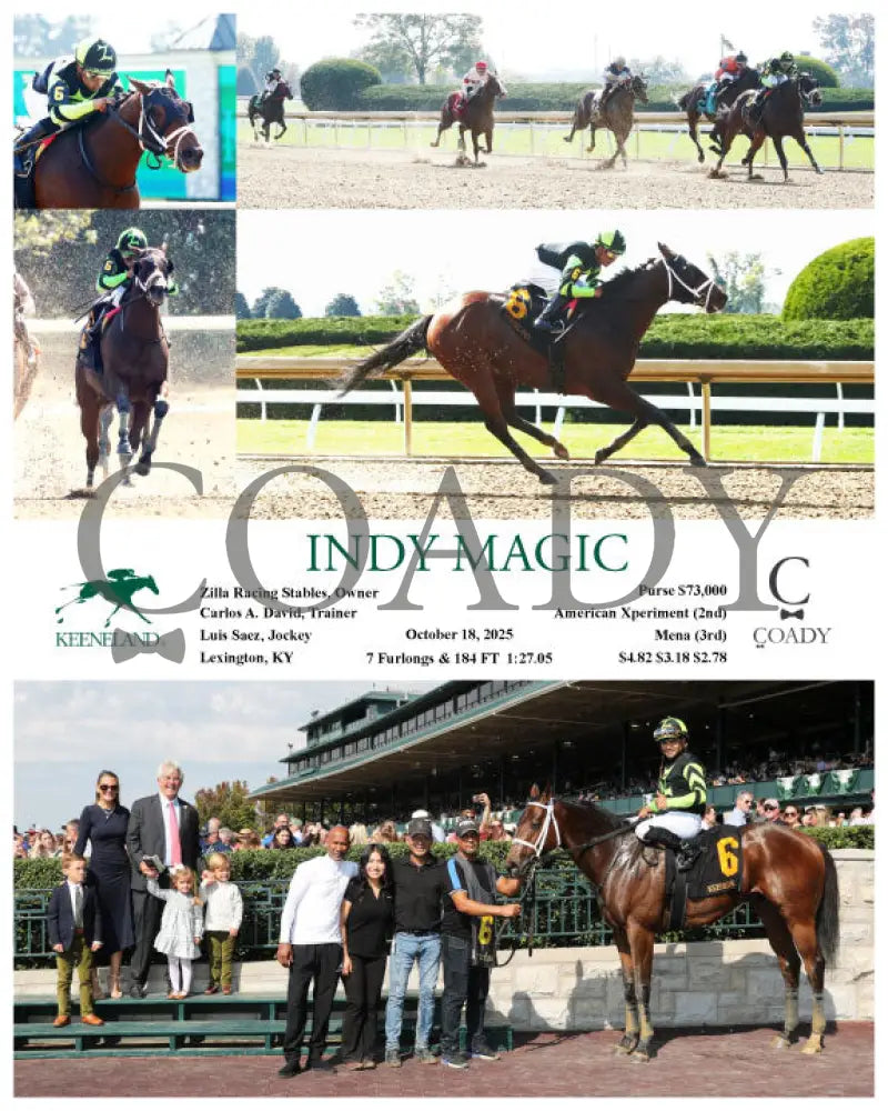 INDY MAGIC - 101825 - Race 01 - KEE Keeneland