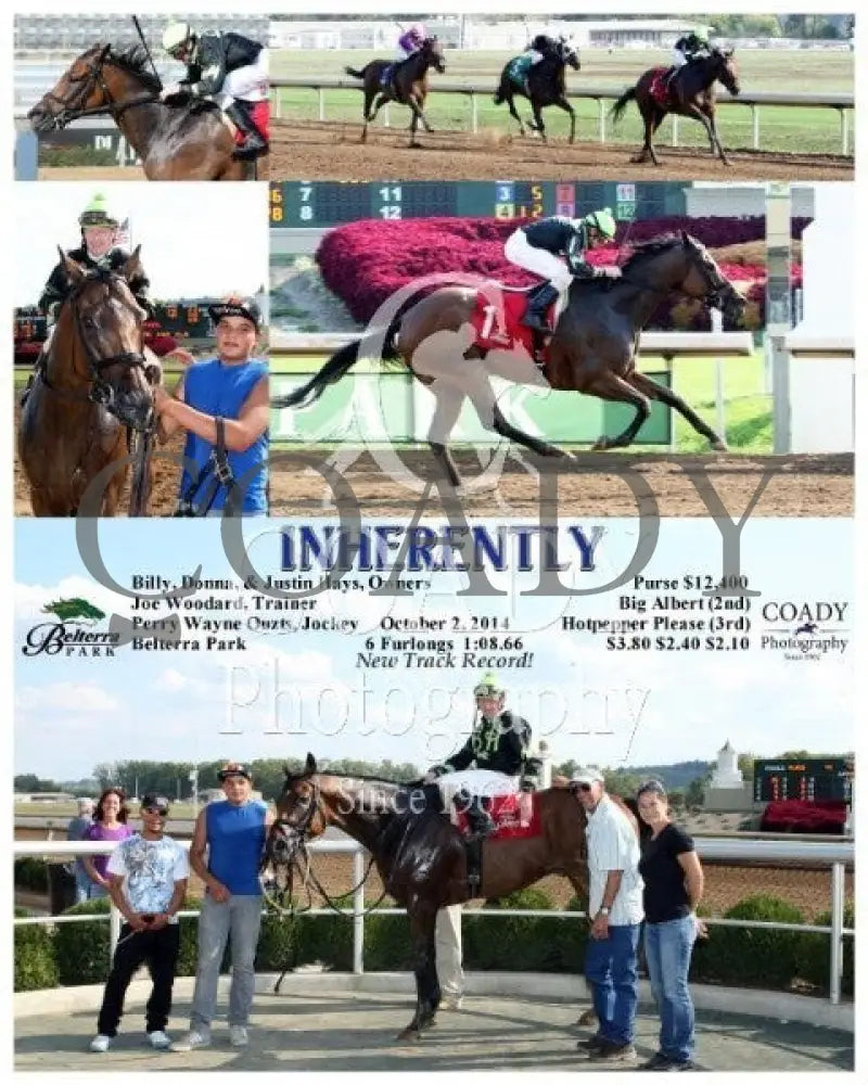 Inherently - 100214 Race 06 Btp Belterra Park