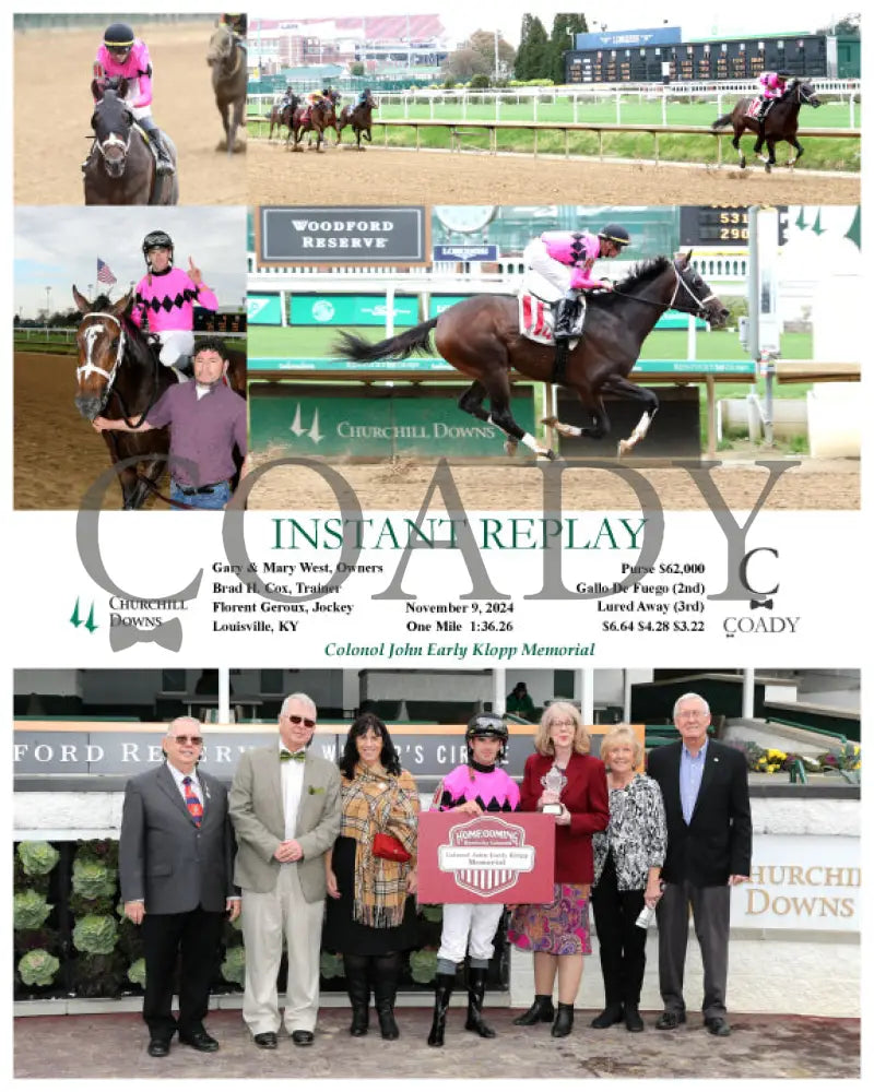 Instant Replay - 11-09-24 R03 Cd Group Churchill Downs