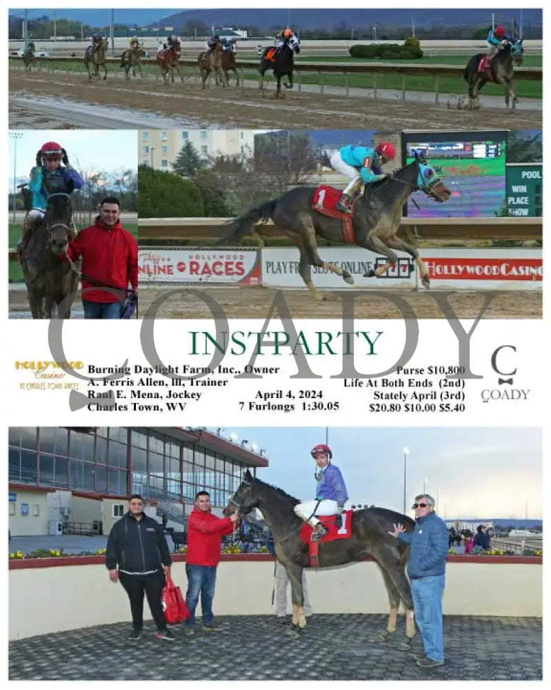 Instparty - 04 - 04 - 24 R01 Ct Hollywood Casino At Charles Town Races