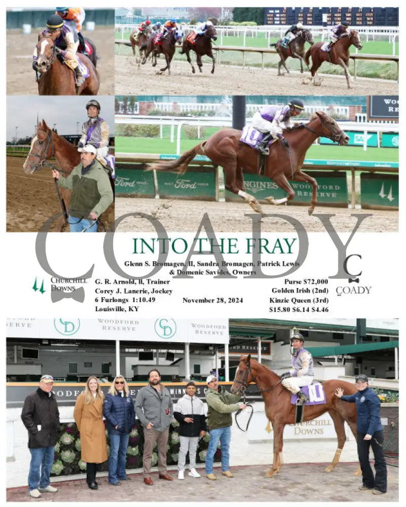 Into The Fray - 11-28-24 R07 Cd Churchill Downs