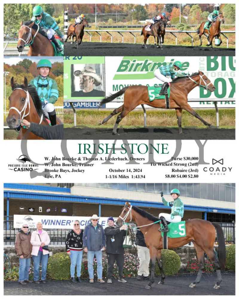 Irish Stone - 10-14-24 R03 Pid Presque Isle Downs
