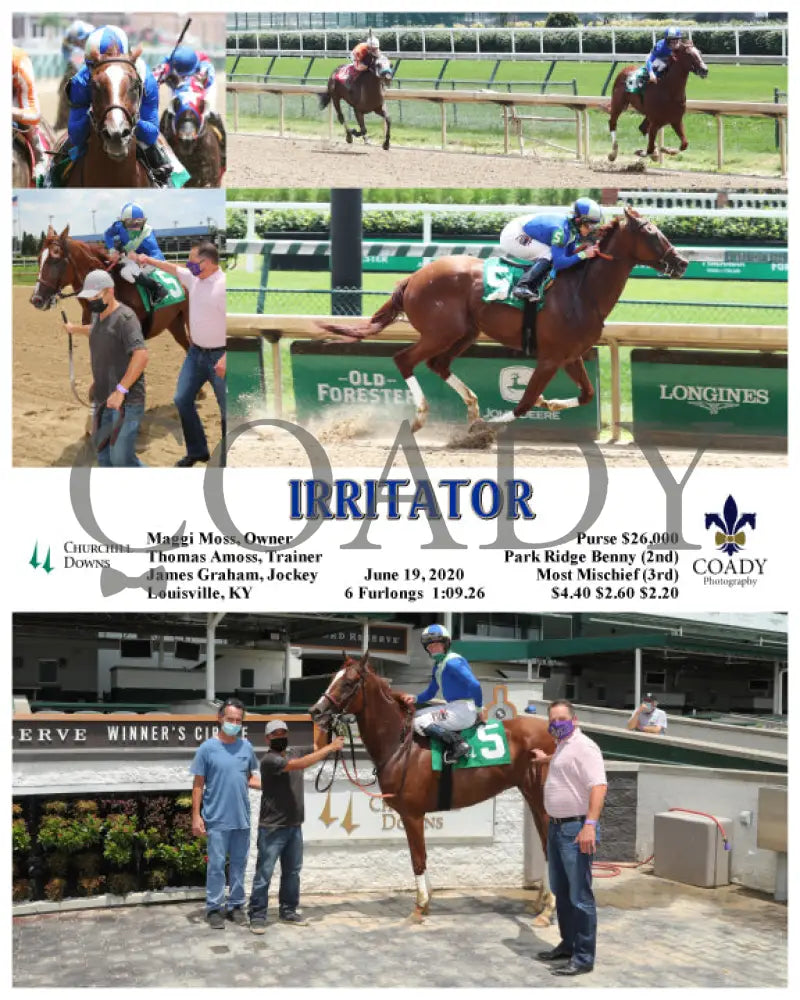 Irritator - 06-19-20 R01 Cd Churchill Downs