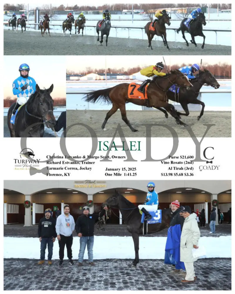 Isa Lei - 01-15-25 R04 Tp Turfway Park