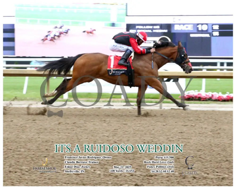 ITS A RUIDOSO WEDDIN - 05-21-25 - R10 - IND - Action Indiana Grand