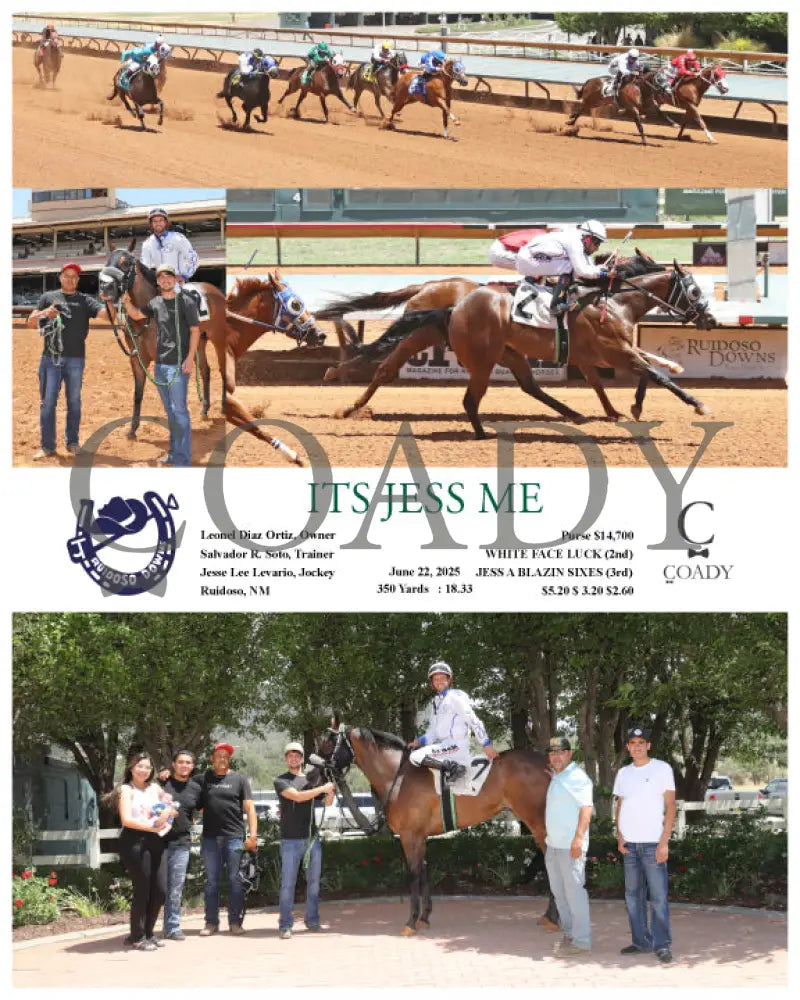 ITS JESS ME - 06-22-25 - R04 - RUI Ruidoso Downs