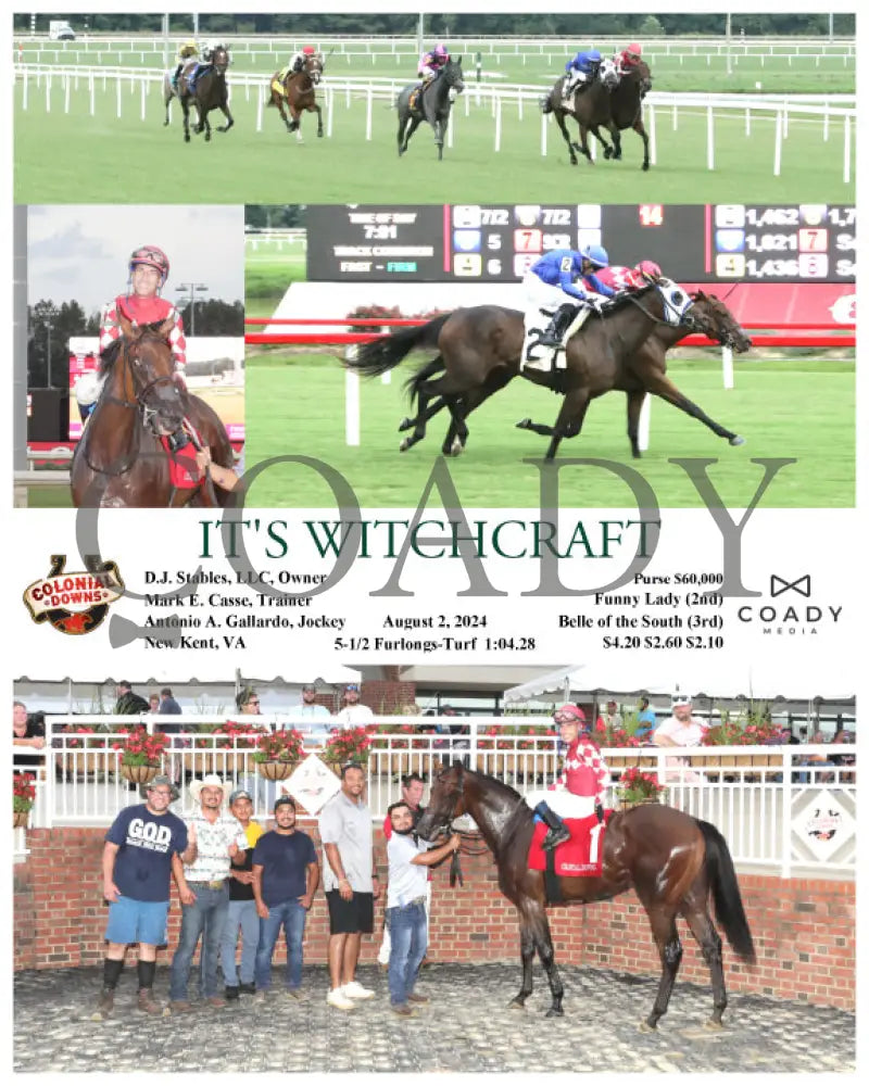 It’s Witchcraft - 08-02-24 R04 Cnl Colonial Downs
