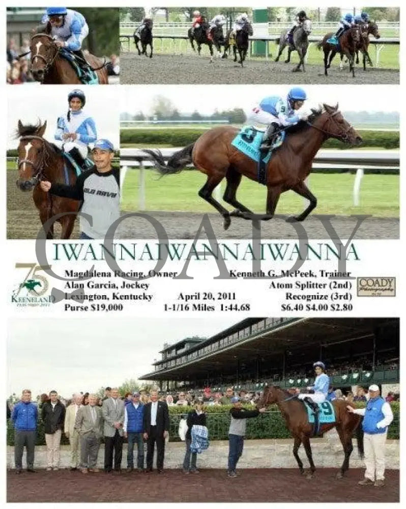 Iwannaiwannaiwanna - 042011 Race 05 Keeneland