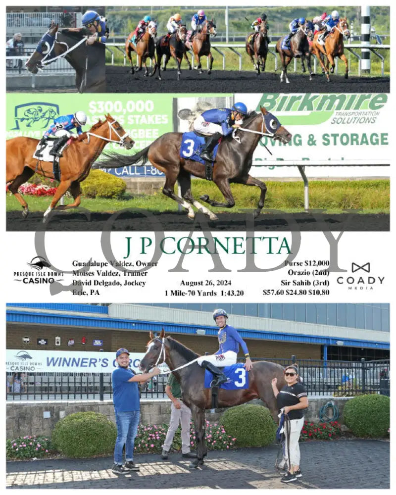 J P Cornetta - 08-26-24 R06 Pid Presque Isle Downs