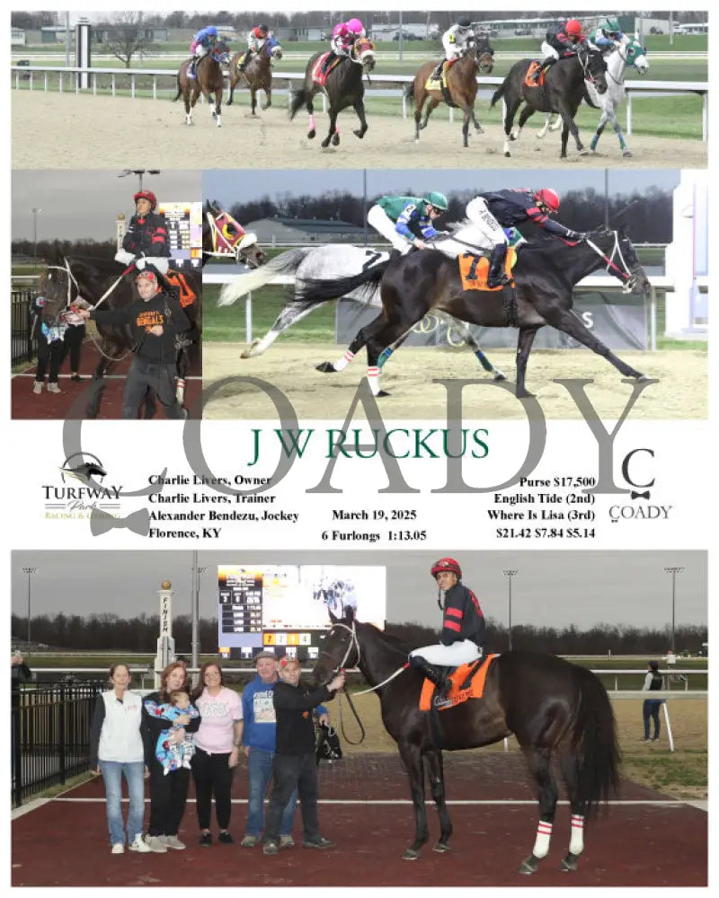 J W RUCKUS - 03-19-25 - R03 - TP Turfway Park