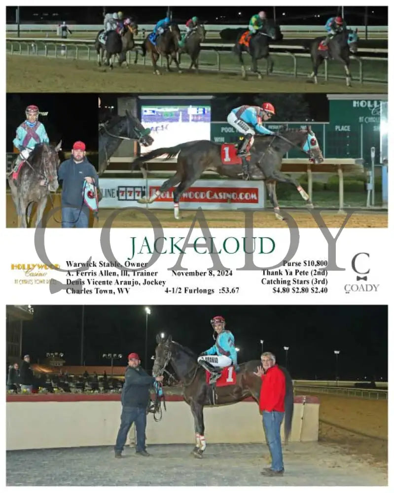 Jack Cloud - 11-08-24 R06 Ct Hollywood Casino At Charles Town Races