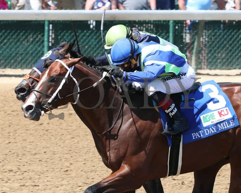 Jackie’s Warrior - The Pat Day Mile G2 97Th Running 05-01-21 R08 Cd Inside Finish 02 Kentucky Derby