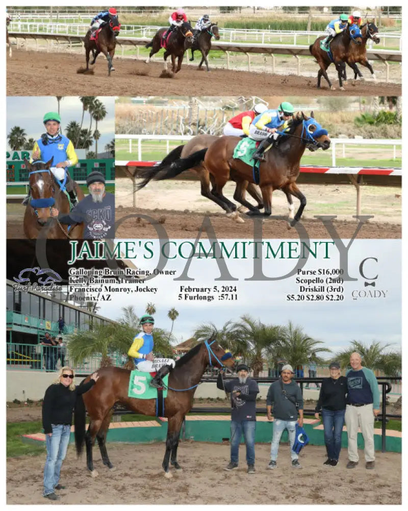 Jaime’s Commitment - 02-05-24 R08 Tup Turf Paradise