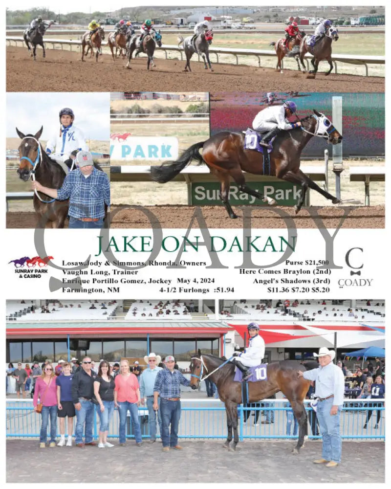 Jake On Dakan - 05-04-24 R09 Srp Sunray Park