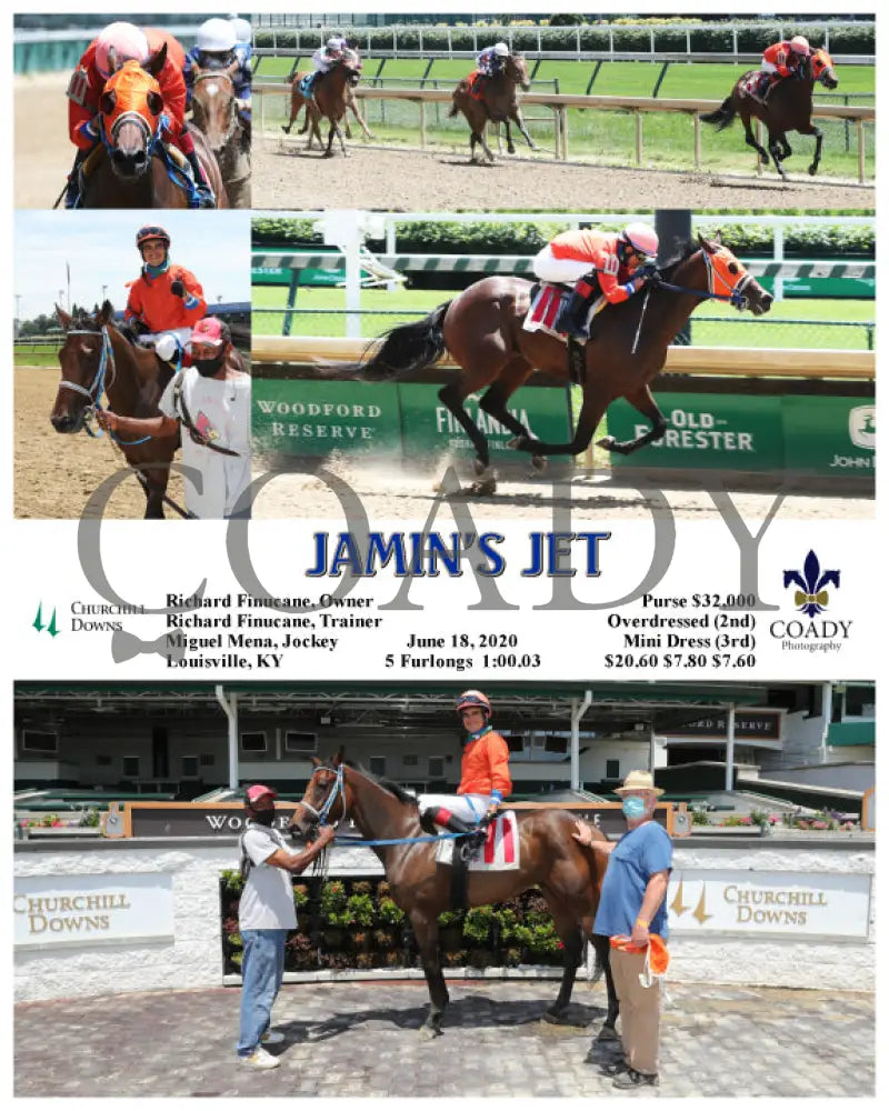 Jamin’s Jet - 06-18-20 R01 Cd Churchill Downs