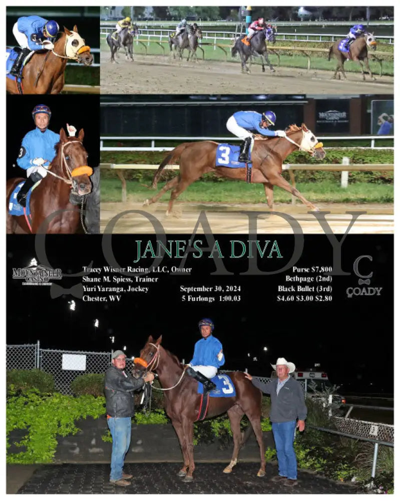 Jane’s A Diva - 09-30-24 R02 Mnr Mountaineer Park