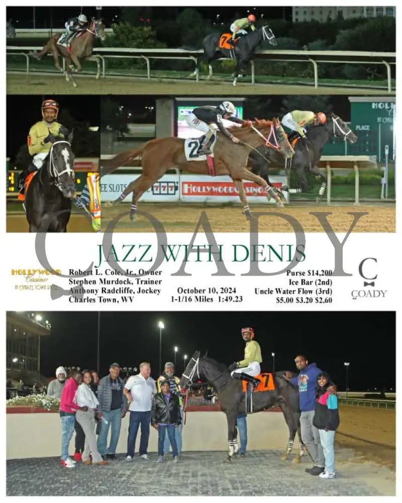 Jazz With Denis - 10-10-24 R01 Ct Hollywood Casino At Charles Town Races
