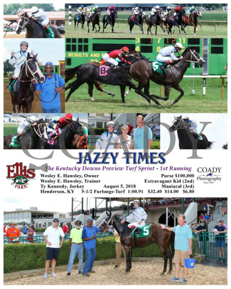 Jazzy Times - 080518 Race 05 Elp Ellis Park